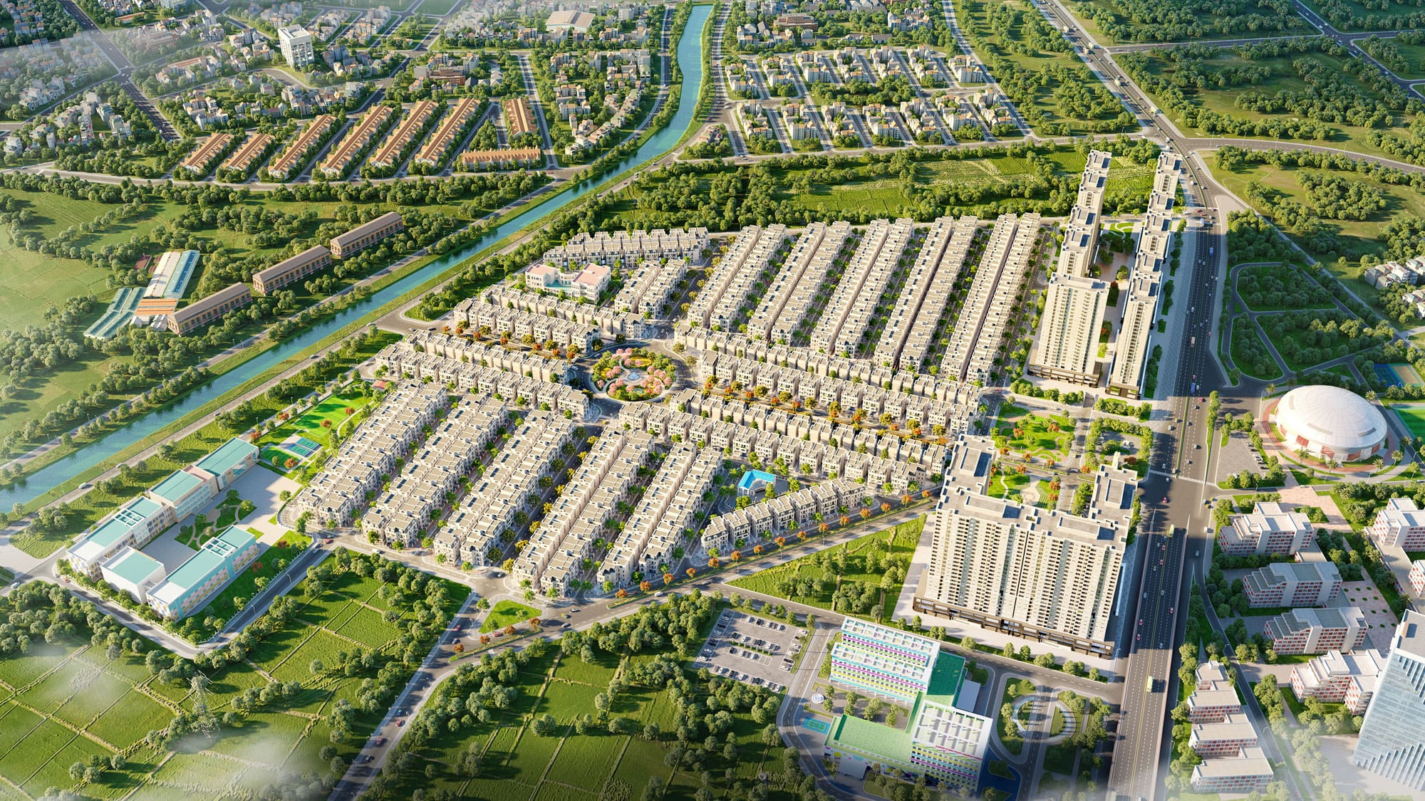 Dự án Kita Capital tọa lạc tại vị trí đắc địa trên Đường Tố Hữu giúp cư dân kết nối nhanh chóng kết khu vực trung tâm Hà Nội.